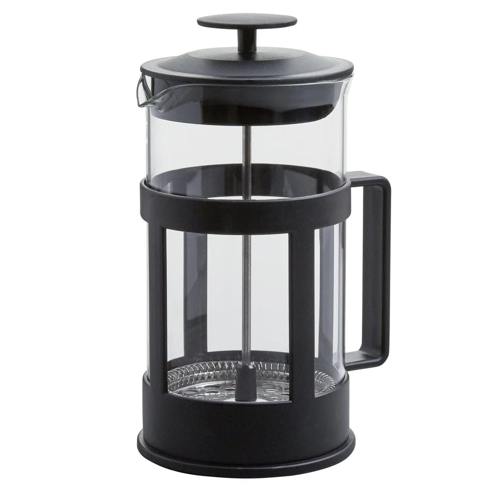 Acopa 33 oz. Glass / Black French Coffee Press